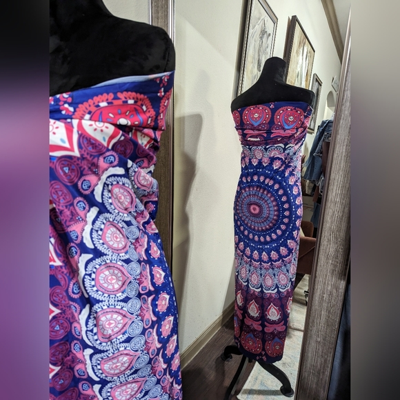 NWOT Convertible BOHO Sarong Cover Up - Picture 4 of 12